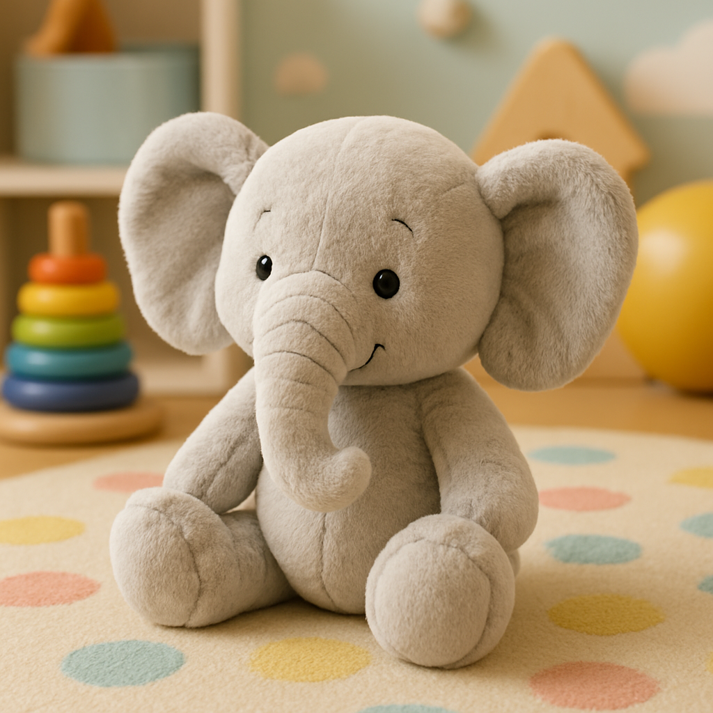 Soft toy elephant