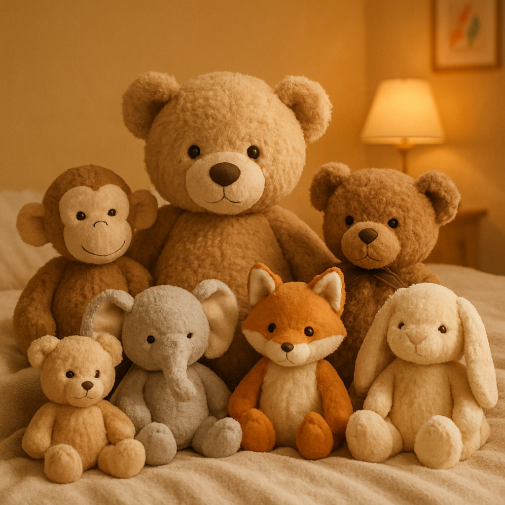 Soft toys display